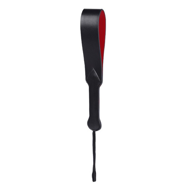double layer spanking paddle red black