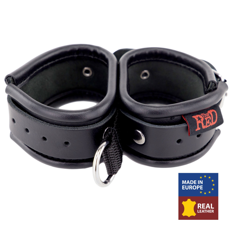 double menotte de maintien en cuir 1