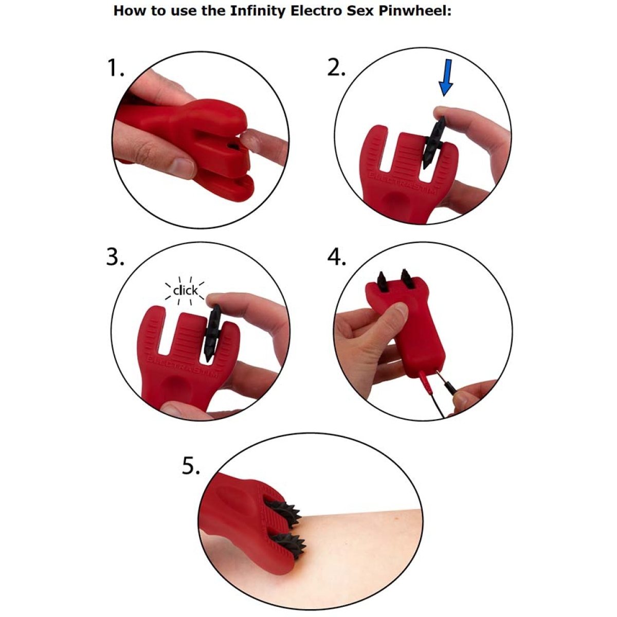 double roue a picots electrostim infinity 2