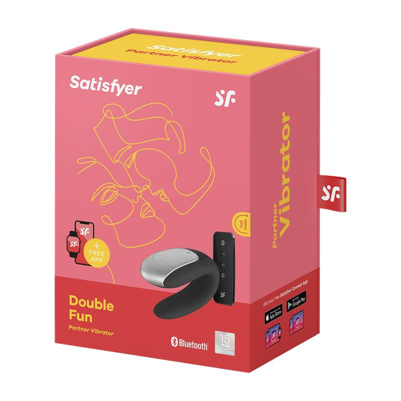 double stimulateur connecte double fun satisfyer noir 7