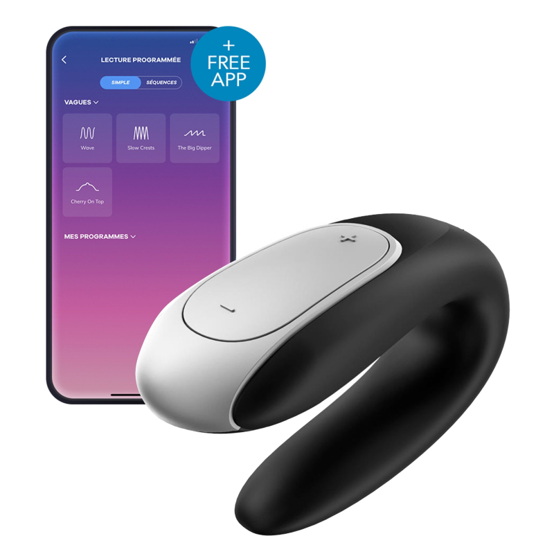 double stimulateur connecte double fun satisfyer noir scaled
