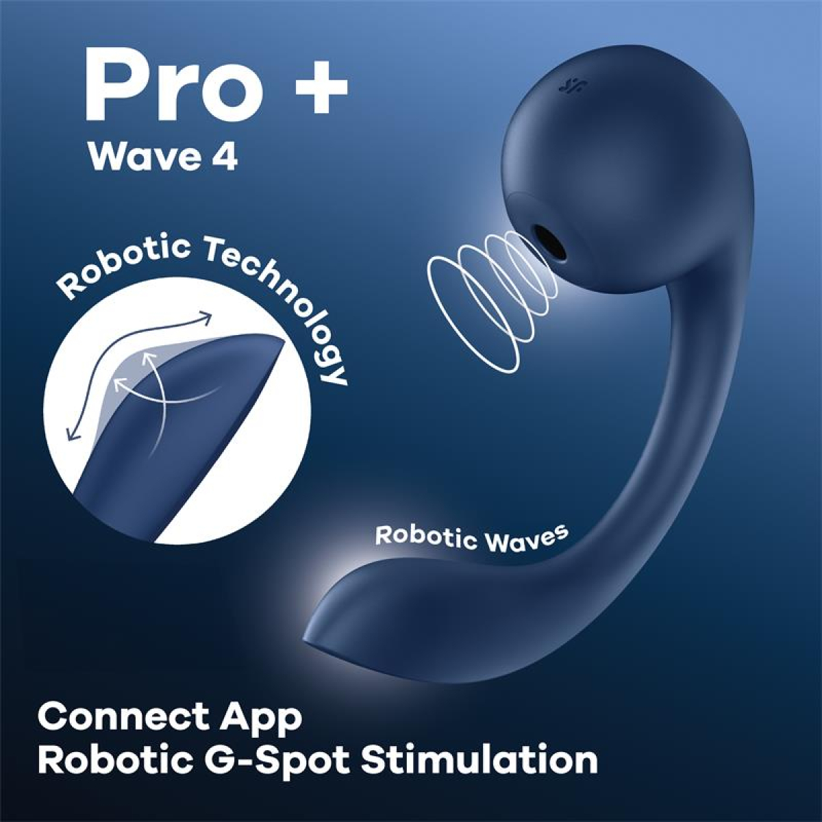 double stimulateur connecte pro wave 4 15 x 35cm 2
