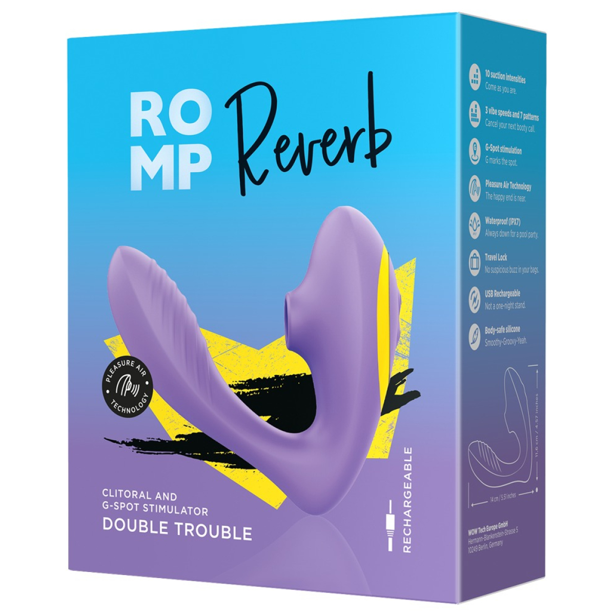 double stimulateur reverb 12 x 37cm 1