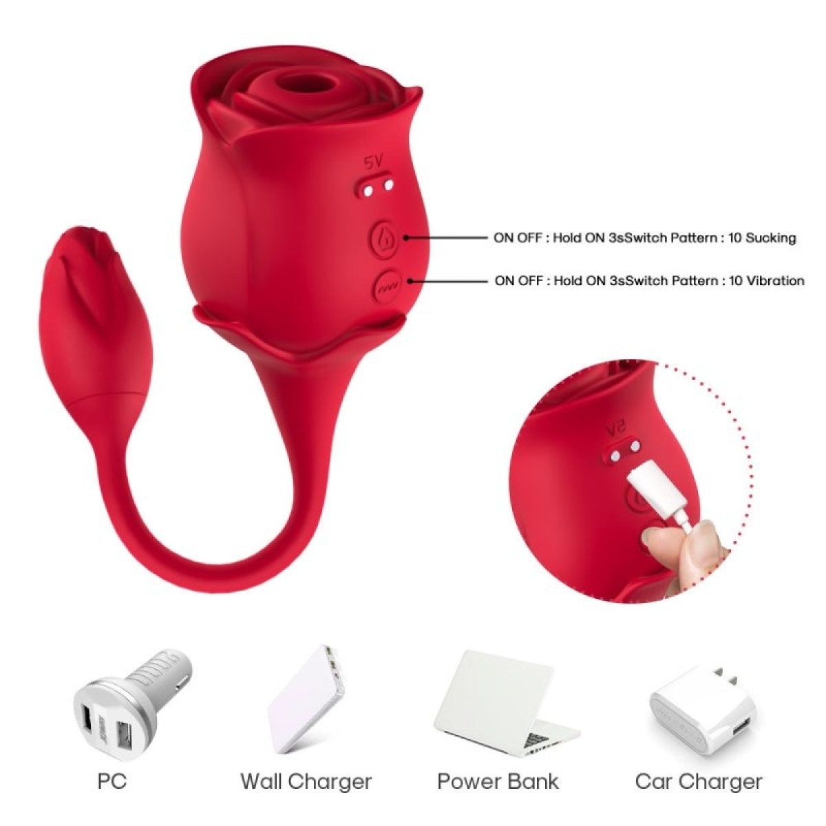 double stimulateur suckclit 6 x 3cm 6