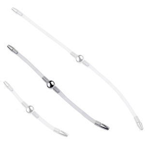 double tige d uretre flexible flexi duo 24cm diametre 8mm