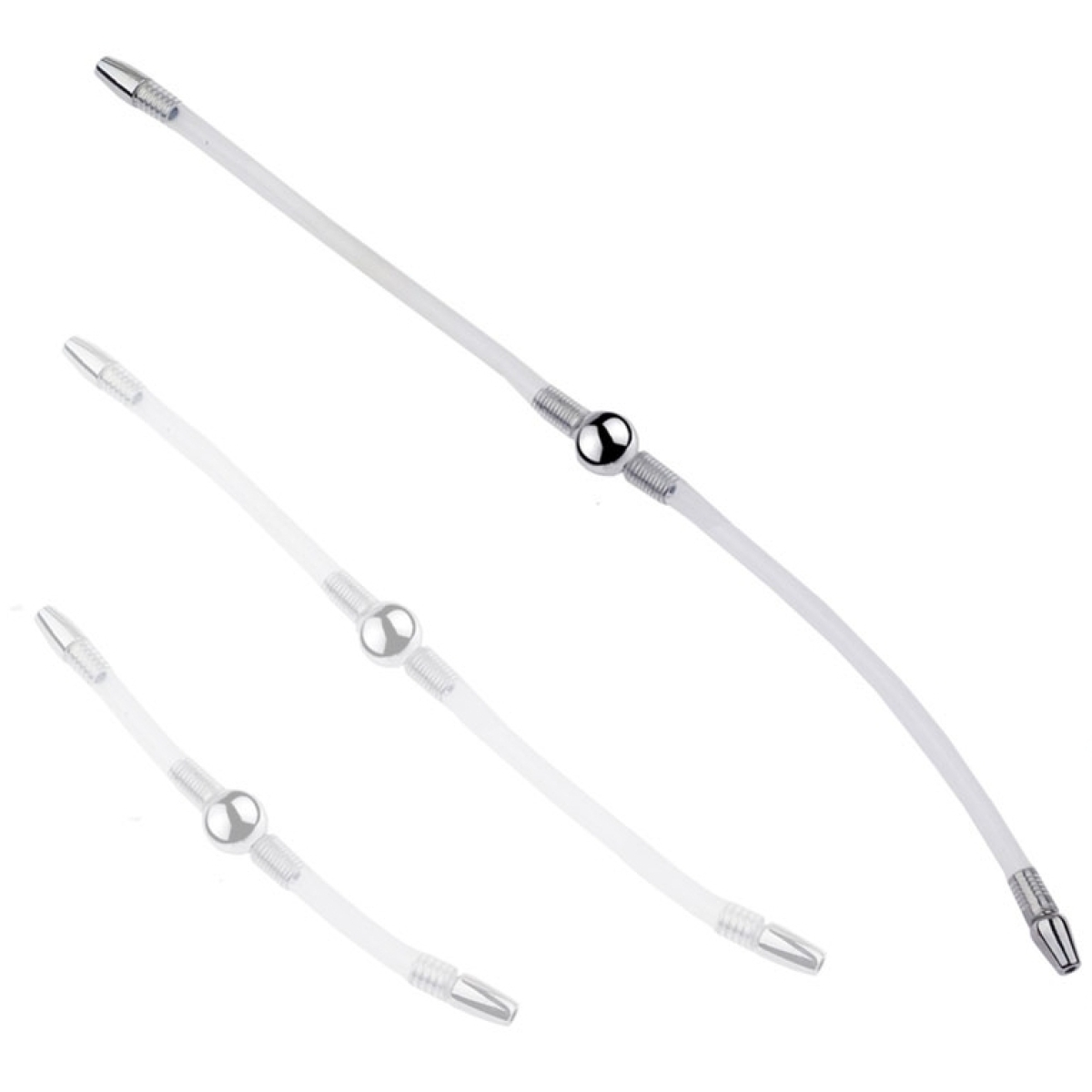 double tige d uretre flexible flexi duo 34cm diametre 8mm