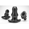 double tunnel plug extra large 14 x 78 cm noir 2