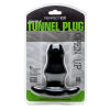 double tunnel plug large noir 1