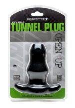 double tunnel plug medium black 1