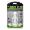 double tunnel plug medium transparent 1