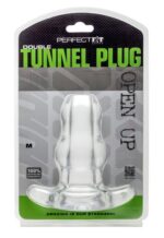 double tunnel plug medium transparent 1