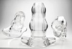 double tunnel plug medium transparent 2