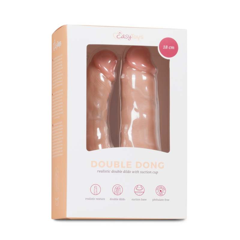 dougle gode avec ventouse 13 x 35cm chair 1