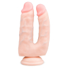 dougle gode avec ventouse 13 x 35cm chair