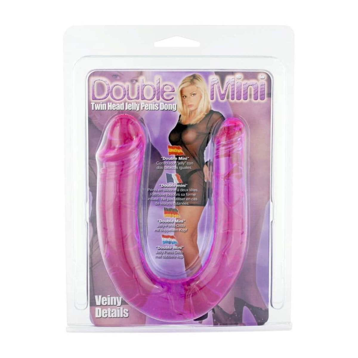 dougle gode twin dong 11 x 34cm violet 1