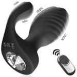 dual motors anal plug black 1