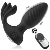 dual motors anal plug black