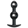 duo heavy balls silicone butt plug