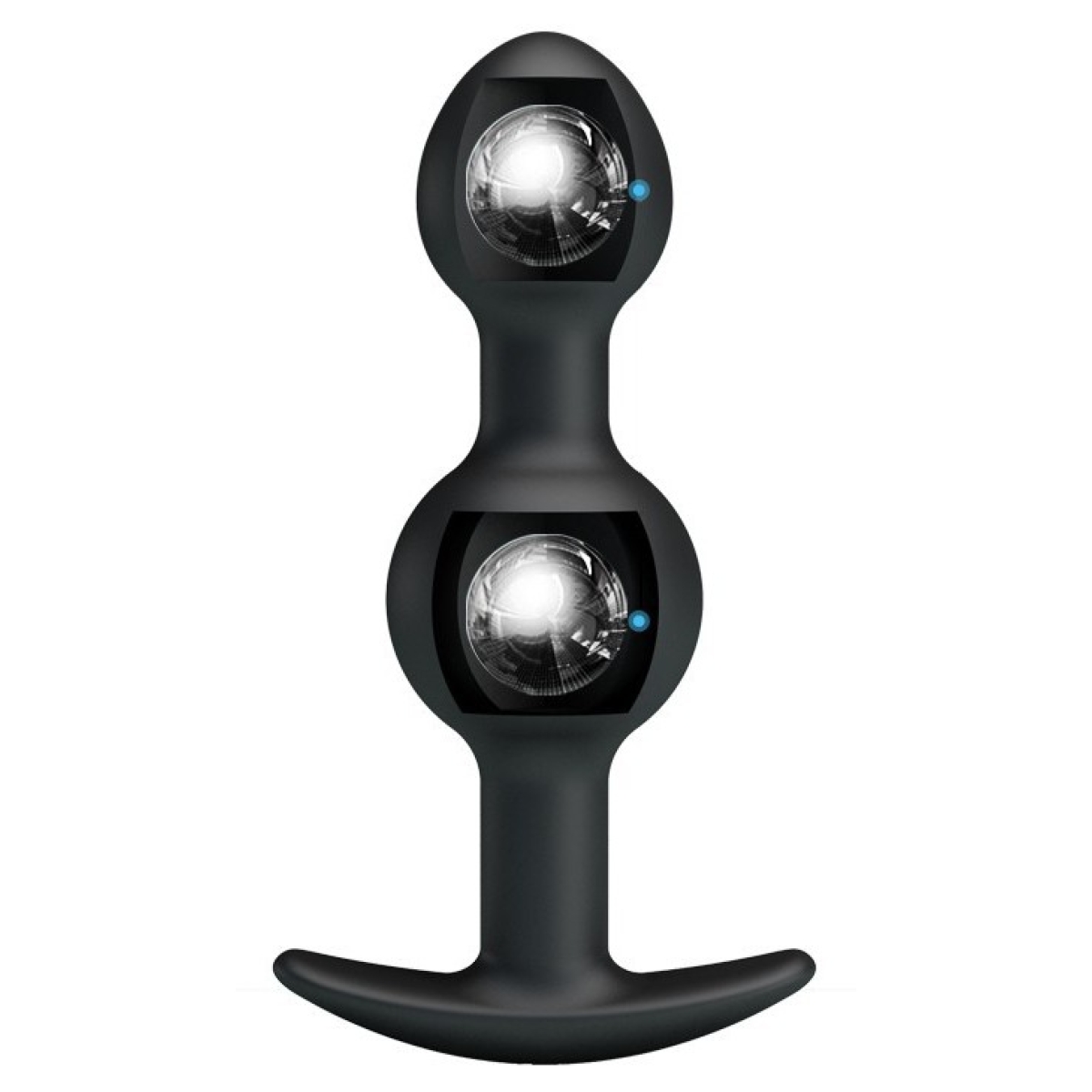 duo heavy balls silicone butt plug