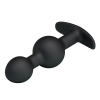 duo heavy balls silicone butt plug 5