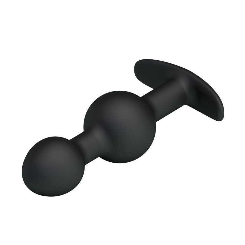 duo heavy balls silicone butt plug 5