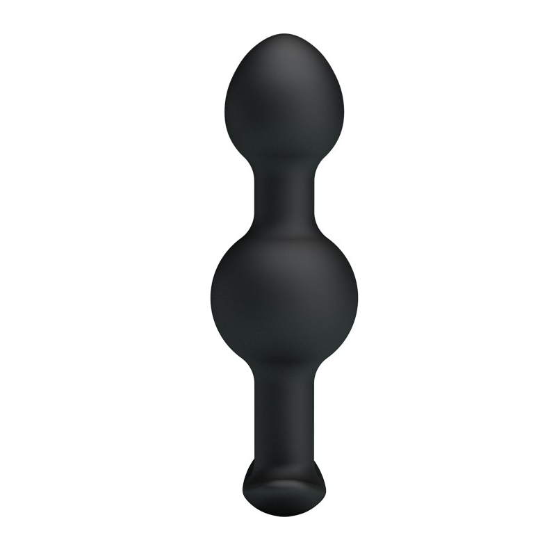 duo heavy balls silicone butt plug 6