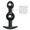 duo heavy balls silicone butt plug 8