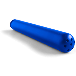 embout de lavement en acier inoxydable metalcolors 15 x 2cm bleu