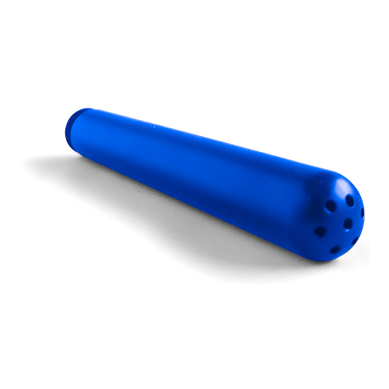 embout de lavement en acier inoxydable metalcolors 15 x 2cm bleu