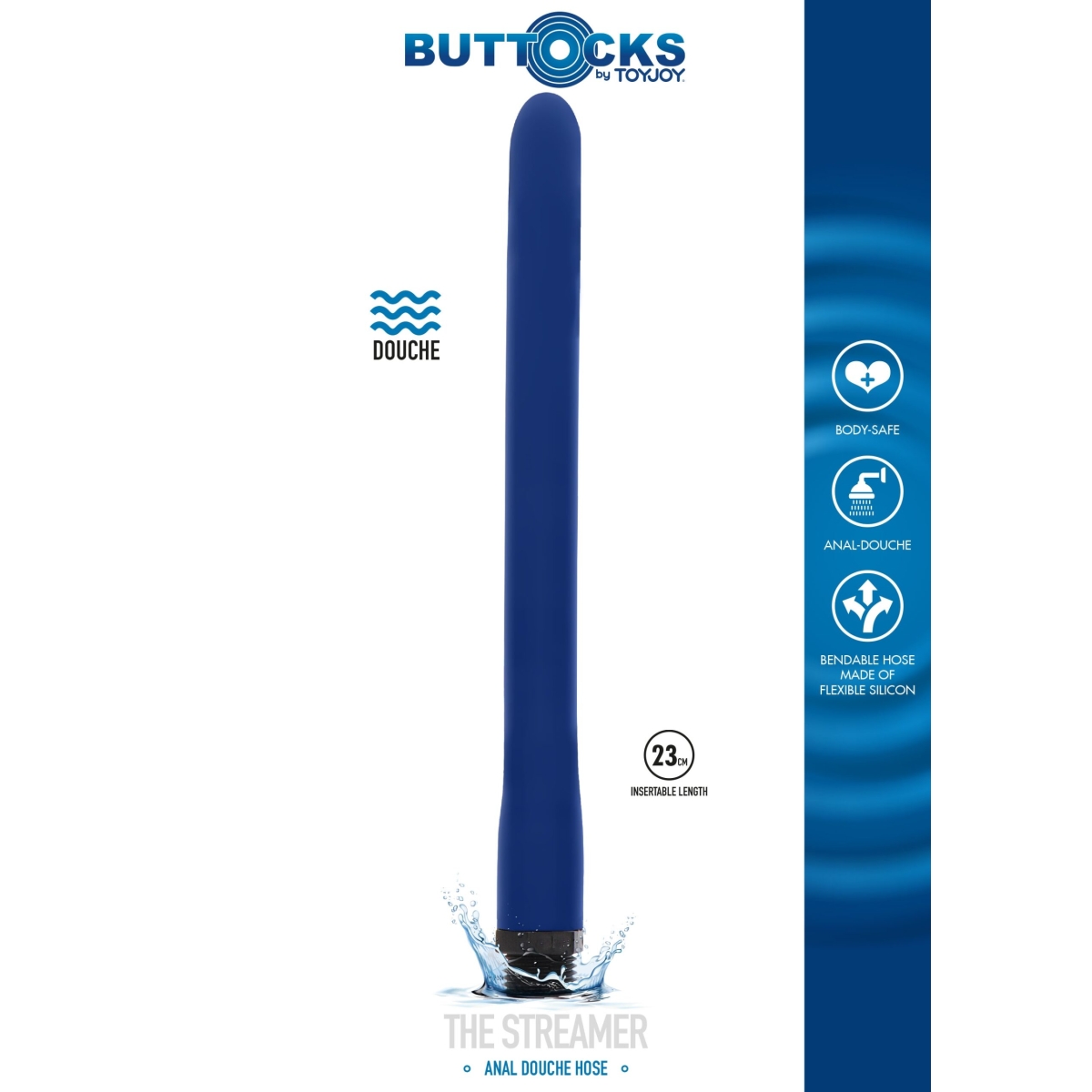 embout de lavement silicone the streamer 23 x 2cm 6 scaled