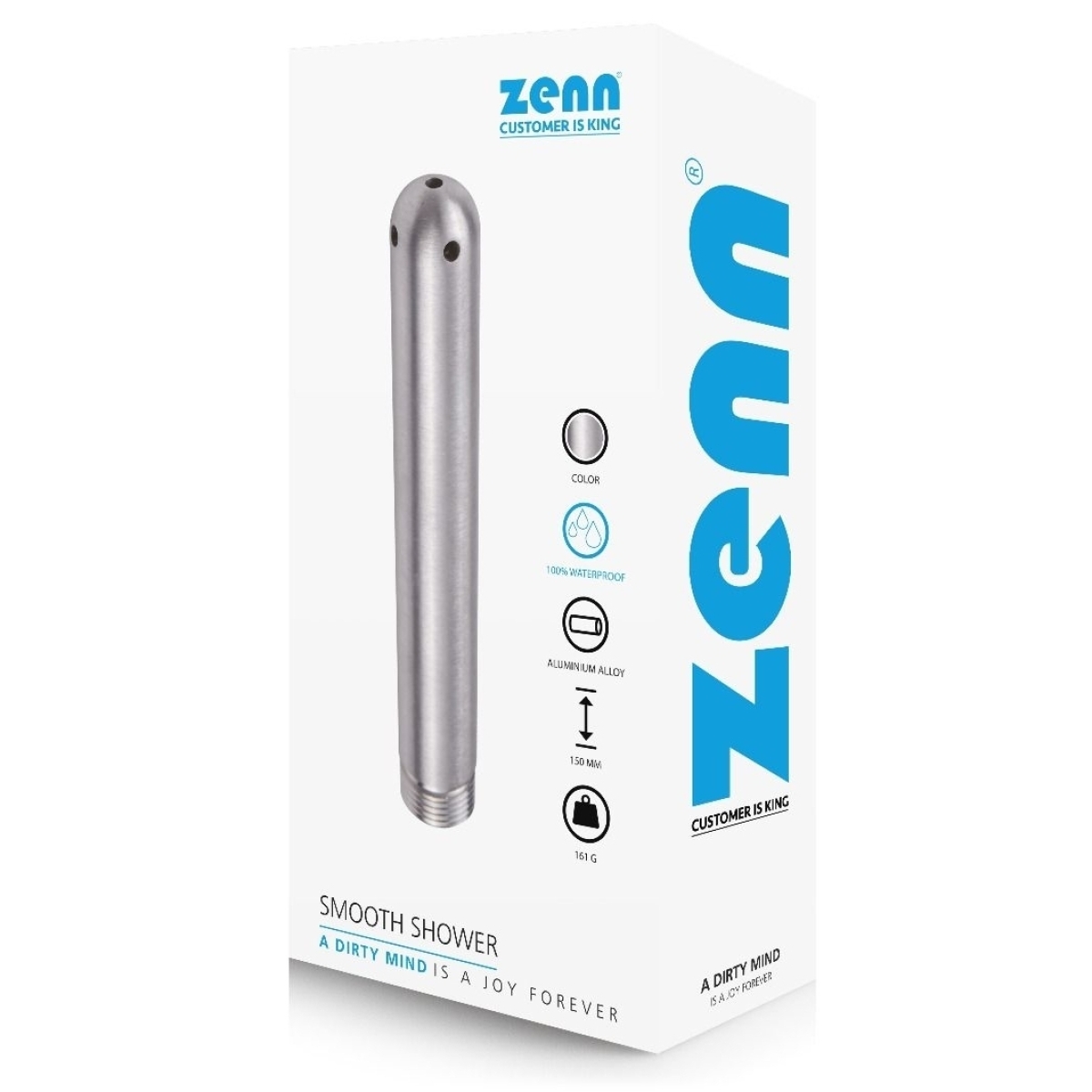 embout de lavement smooth shower 14 x 21cm 1