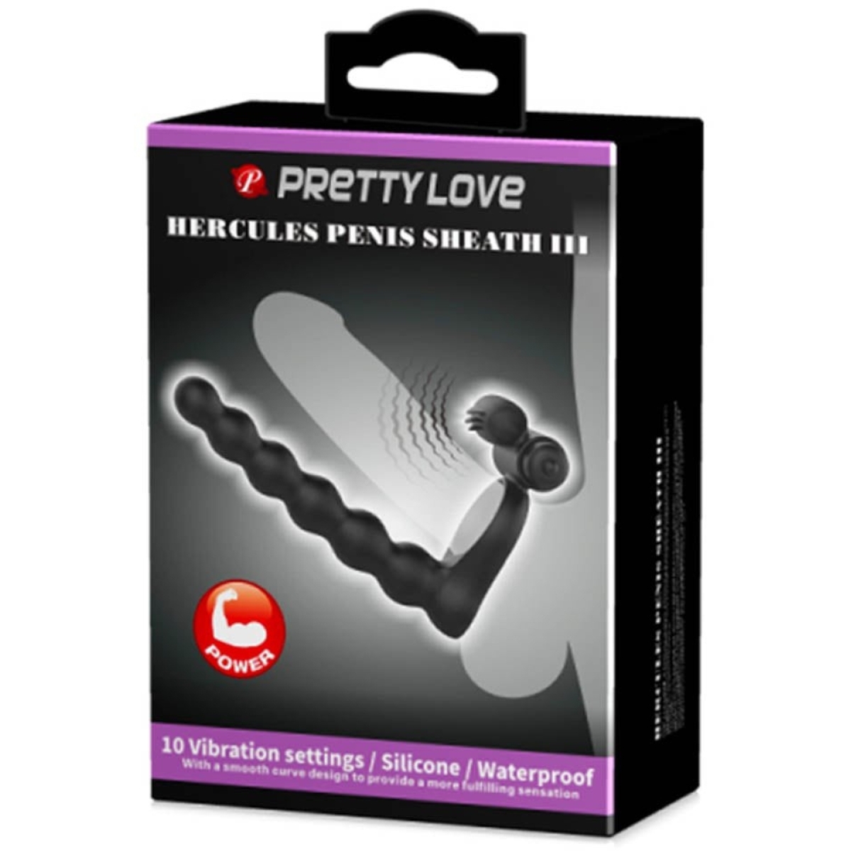 embout de penis hercules pretty love 13 x 25cm 1