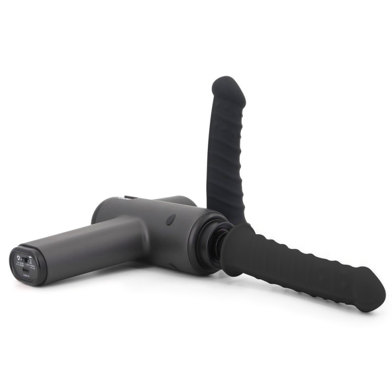 embout gode lineo pour pistolet de massage 13 x 35cm 1