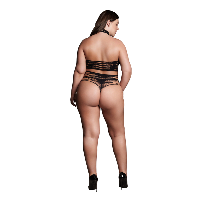 ensemble 2 pieces grande taille carpo noir 4