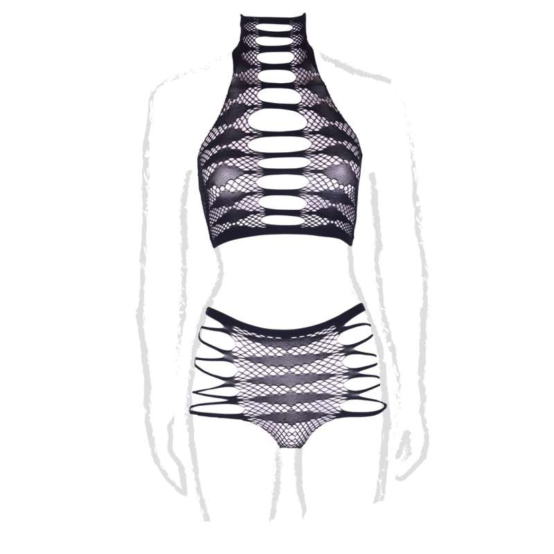 ensemble 2 pieces grande taille carpo noir 8