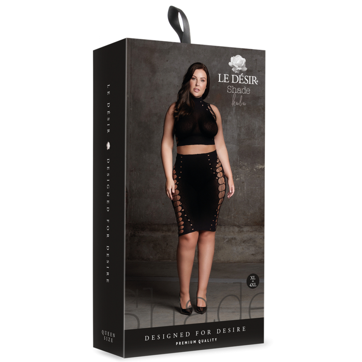 ensemble 2 pieces grande taille kala noir 1