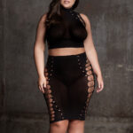 ensemble 2 pieces grande taille kala noir