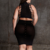 ensemble 2 pieces grande taille kala noir 2