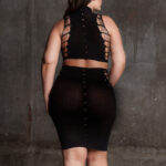 ensemble 2 pieces grande taille kala noir 2