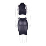 ensemble 2 pieces grande taille kala noir 8