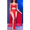 ensemble 3 pieces celia rouge