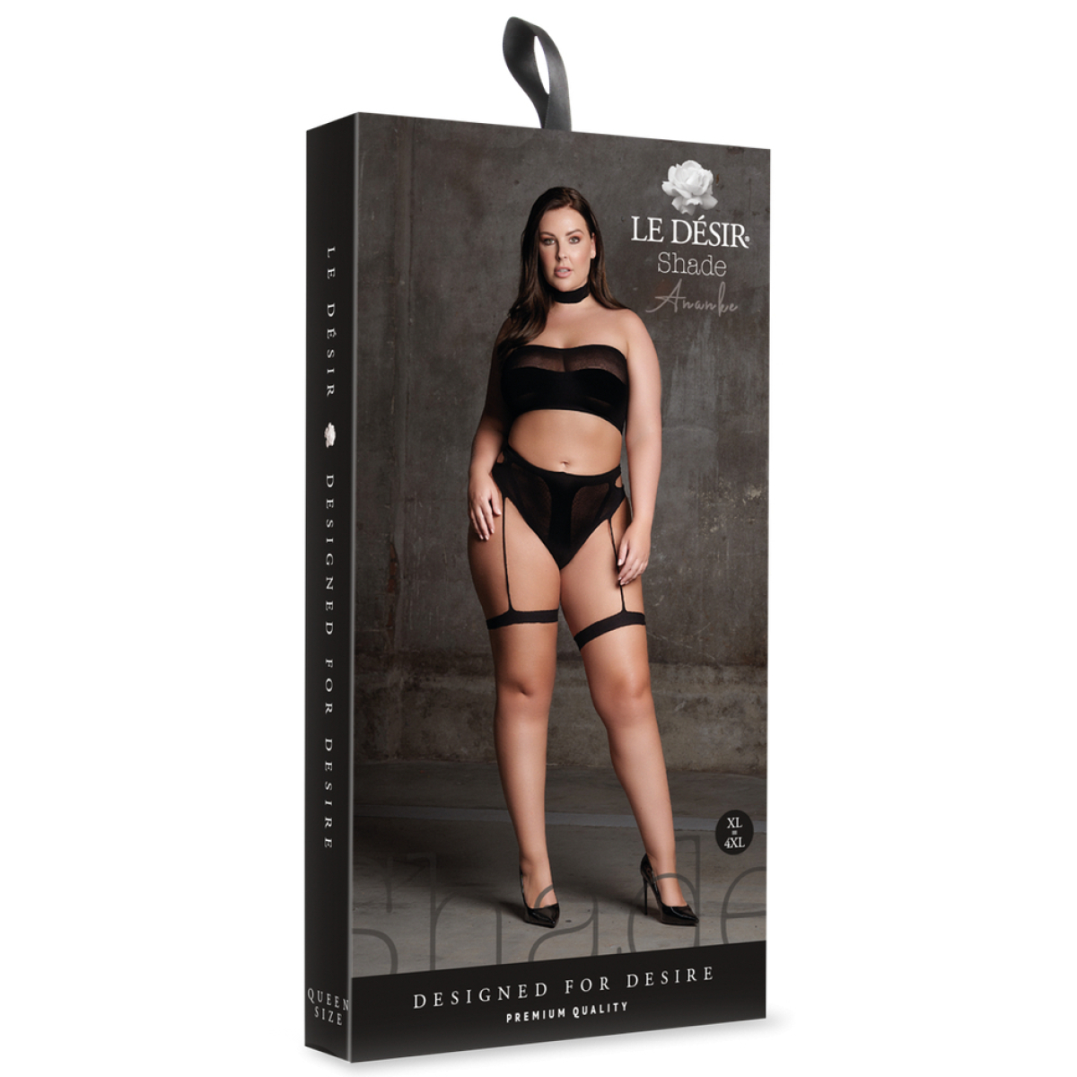 ensemble 3 pieces grande taille ananke noir 1