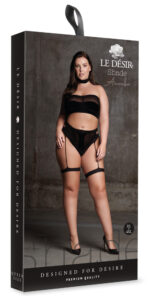 ensemble 3 pieces grande taille ananke noir 1