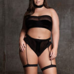 ensemble 3 pieces grande taille ananke noir
