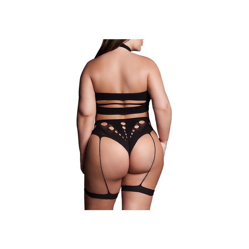 ensemble 3 pieces grande taille ananke noir 3