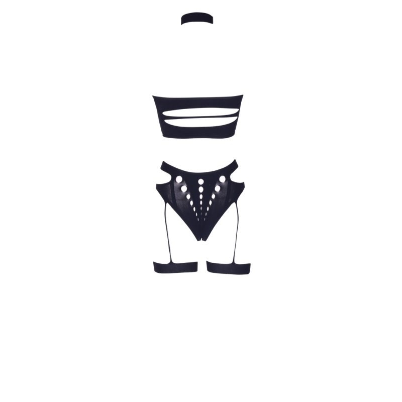ensemble 3 pieces grande taille ananke noir 5