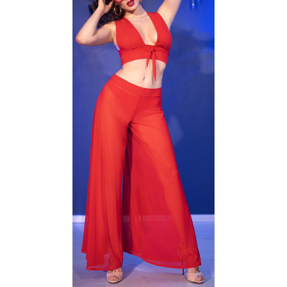 ensemble 3 pieces monika rouge