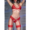 ensemble 4 pieces ambrea rouge