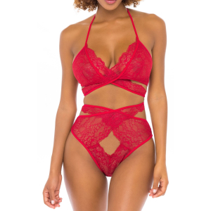 ensemble charlena 2 pieces rouge