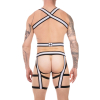 ensemble harnais duo javed noir blanc 1
